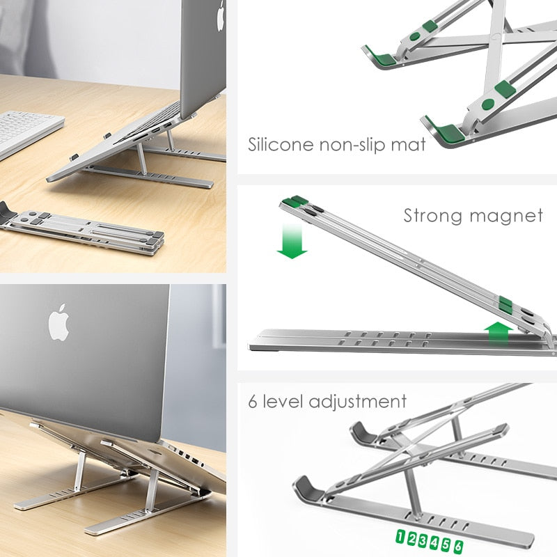 Bestfy™ Laptop, Tablet, iPad Adjustable Alumiunm Stand