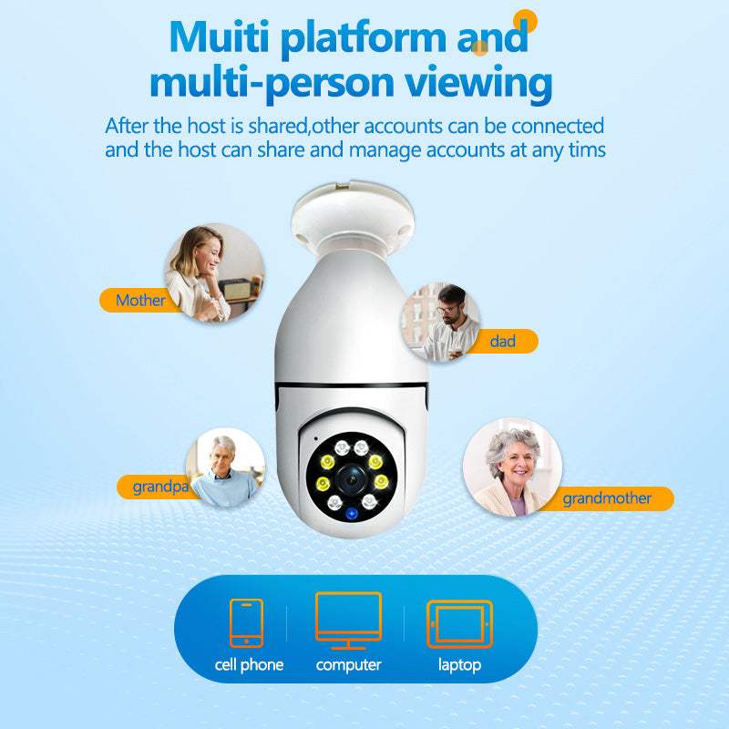 E27 Wi-Fi Security Camera