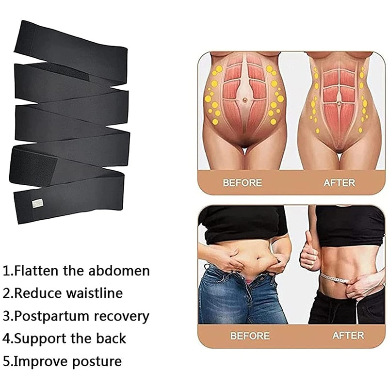Mkanda Wa Kupunguza Tumbo (Tummy Slimming Belt)