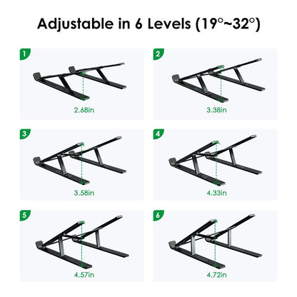 Bestfy™ Laptop, Tablet, iPad Adjustable Alumiunm Stand