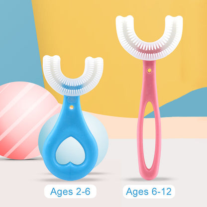 Miswaki Maalumu Ya Watoto (Intelligent U-Shaped Kids Tooth Brush)