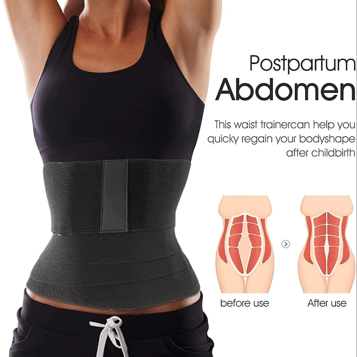 Mkanda Wa Kupunguza Tumbo (Tummy Slimming Belt)