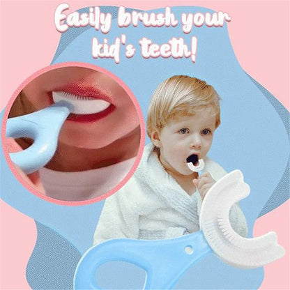 Miswaki Maalumu Ya Watoto (Intelligent U-Shaped Kids Tooth Brush)