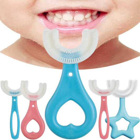 Miswaki Maalumu Ya Watoto (Intelligent U-Shaped Kids Tooth Brush)