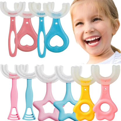 Miswaki Maalumu Ya Watoto (Intelligent U-Shaped Kids Tooth Brush)