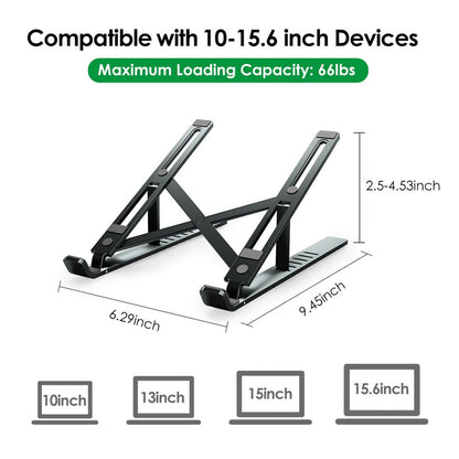 Bestfy™ Laptop, Tablet, iPad Adjustable Alumiunm Stand